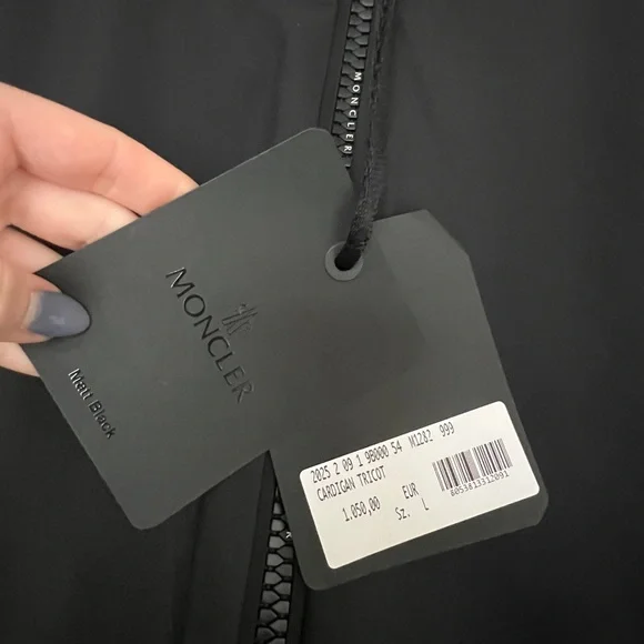 Moncler Black Full-Zip Jacket